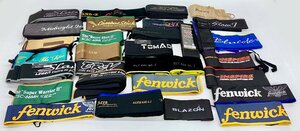 [ used ] rod case rod sack summarize fender wik Evergreen other assortment set fishing gear '