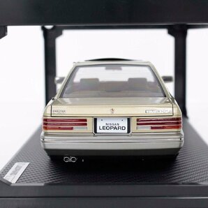 【中古品】1/18 ignition models イグニッションモデル 1013 Nissan Leopard 3.0 Ultima(F31)Gold【初期糊剥がれ有】'の画像5
