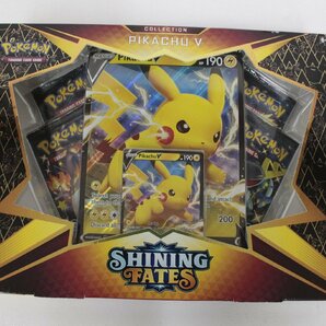 【中古・未開封品】ポケモンカード Shining Fates Collection Pikachu V シャイニング・フェイト・コレクション ピカチュウV 英語版,の画像1