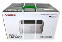 ●【中古・未開封品】Canon キャノン コンパクト A4 モノクロ レーザープリンター Satera LBP6030：_画像1