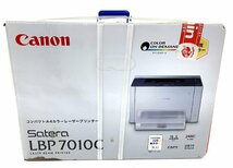 ●【中古・未開封品】Canon キャノン コンパクト A4 カラー レーザープリンター Satera LBP7010C：_画像1