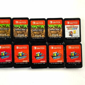 【中古・ジャンク品】 SWITCH マリオオデッセイ ペーパーマリオ オリガミキング マイクラ ソフト 10本セット 〔1〕【ゆうパケ可】,,の画像1