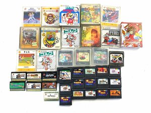 【中古・ジャンク品】ワンダースワン ゲームギア ネオジオポケット FCディスクシステムソフトセット マリオ デジモン 大花火他,,