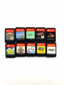 【中古・ジャンク品】1円 SWITCH ソフト 10本セット ポケモン ピカチュウ・あつ森・ドラゴンクエストビルダーズ２他〔1〕【ゆうパケ可】,,