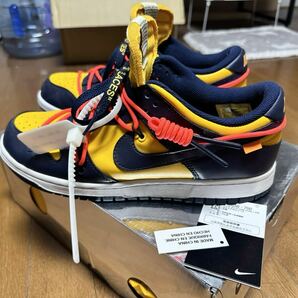 Off-White Nike Dunk Low Midnight Navy 27.5cm US9.5 UK8.5 ダンクロー オフホワイト supremeの画像1