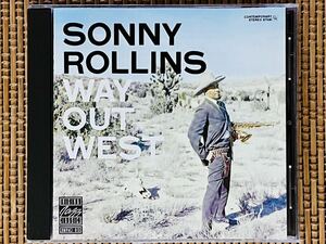 SONNY ROLLINS／WAY OUT WEST／FANTASY (CONTEMPORARY) OJCCD-337-2／米盤CD／ソニー・ロリンズ／中古盤