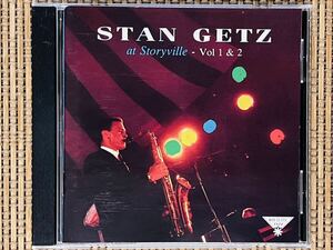 STAN GETZ／AT STORYVILLE Vol.1 & 2／EMI RECORDS (ROULETTE) 0777 7 94507 2 5／オランダ盤CD／スタン・ゲッツ／中古盤