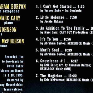 ABRAHAM BURTON／THE MAGICIAN／ENJA ENJ-90372／独盤CD／アブラハム・バートン／中古盤の画像4