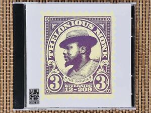 THELONIOUS MONK／THE UNIQUE／FANTASY (RIVERSIDE) OJCCD-064-2／米盤CD／セロニアス・モンク／中古盤