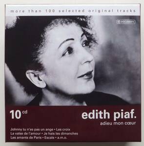 CD10枚組　edith piaf.adieu mon coeur エディット・ピアフ　全126曲　モノラル録音