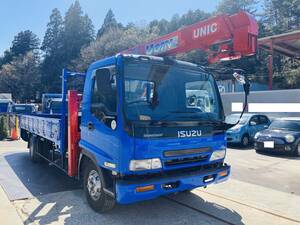 Isuzu　Forward　Crane　Unic　Self loader　radio controlincluded　Low kilometre12万㎞　