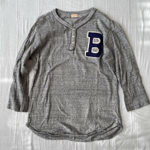 BEAMS BOY ビームスボーイ 東洋エンタープライズ ベースボールTシャツ 7部袖 グレー