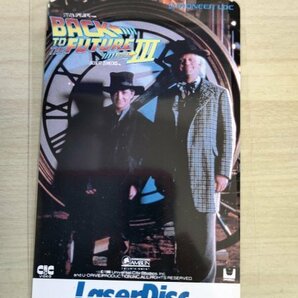 未使用品 美品 テレホンカード BACK TO THE FUTURE PART III 額面500円/マイケル・J・フォックス/クリストファー・ロイド/テレカ/327025の画像1