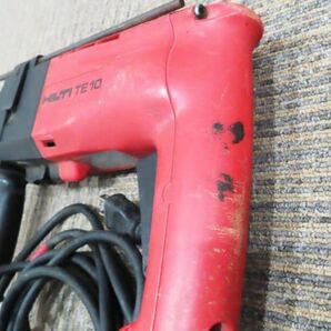 239★HILTI ヒルティ TE10 電動工具 ハンマドリル ハンマードリル DIY用品 収納ケース付★の画像3