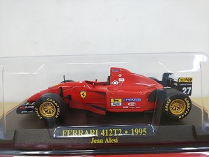 ■ アシェット 1/43 FERRARI 412T2・1995 Jean Alesi 赤 フェラーリ ジャン・アレジ F1レーシングミニカー