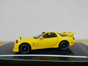 ■Hobby JAPAN ホビージャパン 頭文字D1/64 HJ643007AD Mazda RX-7 (FD3S) Project D マツダ 高橋啓介ドライバー付きミニカー