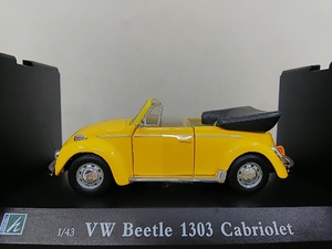 # HONGWELL/Cararama Hongwell *kala llama 1/43 VW Beetle 1303 Cabriolet Volkswagen Beetle * cabriolet model minicar 