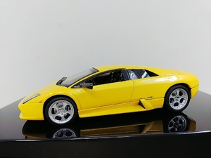 ■ AUTOartオートアート 1/43 Lamborghini Murcielago メタリックイエロー ランボルギーニ・ムルシエラゴ モデルミニカー