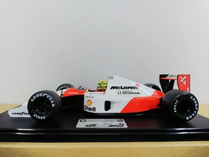 ■ タミヤ 田宮模型 1:20 昭和シェル石油別注 マクラーレン MP4/6 ホンダ - アイルトン・セナ F1レーシングモデルミニカー