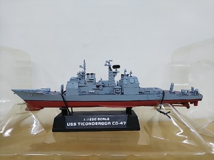 ■ EASY MODELイージーモデル SEA POWER 1/1250 37401 USS TICONDEROGA CG-47 タイコンデロガ アメリカ海軍ミサイル巡洋艦