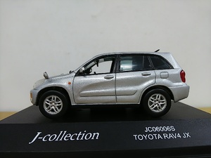 ■ 京商J-COLLECTION製 1/43 JC06006S TOYOTA RAV4 JX 5DOORS シルバー トヨタ モデルミニカー