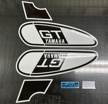 平状送料無料!絶版希少★旧車YAMAHA★ミニトレヤマハGT!/純正カラー/カスタムカラー全10色有・高品質3M タンクステッカーセット日本製_画像2