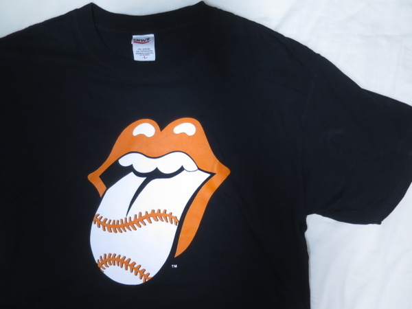 THE ROLLING STONES ローリングストーンズ 2005 A BIGGER BANG TOUR ビガーバン ツアー Tシャツ L ブラック サンフランシスコ