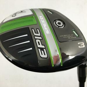 即決 中古超美品 EPIC SPEED (エピック スピード) フェアウェイ 2021 (日本仕様) 3W ディアマナ 50 for Callaway 15 SRの画像1