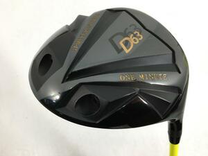 即決 中古美品 GP MAX ONE MINUTE(ワンミニッツ) D63 ドライバー 1W UST マミヤ ATTAS PUNCH 6 9.5 S