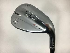 即決 中古 ボーケイ ウェッジ スピンミルド SM6 (ツアークロム)58.12K(日本仕様) SW D/G 58 S-200