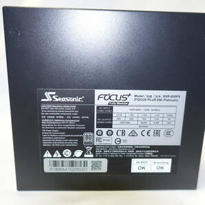 Owltech Seasonic製 80PLUS Platinum認証 FOCUS PLUS ATX電源 SSR-850PXの画像2