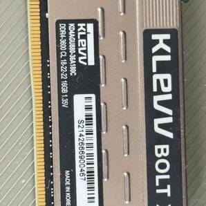 ＫＬＢＶＶ BOLT ＸＲ KD4AGU 880-36A180C DDR4 3600 16GB2メモリ の画像3