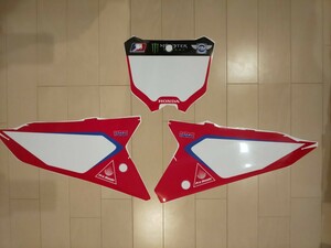 CRF250R　CRF450R HRC ゼッケンバックグラウンド 2022 2023