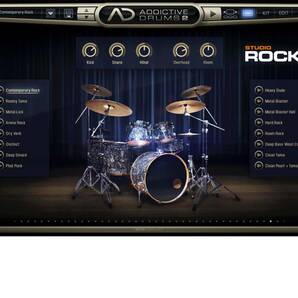 定番ドラム音源 Addictive drums 2 Studio Rock XLN audio 未使用正規品 DTM DAW ボカロ tiktokの画像2