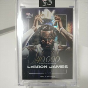 LeBron James 2023-24 Topps now LJ-40K 40,000ポイント Basketball nba トレカ カード③