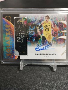 2022-23 Panini NBA Photogenic Lauri Markkanen Solarise Signatures Auto Utah Jazz basketball トレカ　トレーディングカード