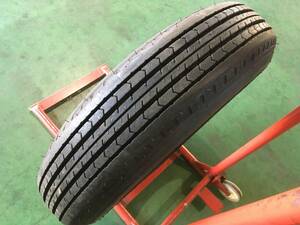 s230-4-2 ☆225/80R17.5 中古1本（新車外し♪）！ ダンロップ SP110 2019年製 残溝10ｍｍ♪ K35