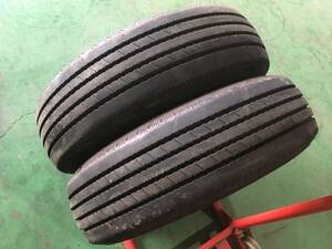 s371-4-4 ☆225/70R16 中古2本セット！ ヨコハマ RY108B 2023年製 残溝10～9ｍｍ k60