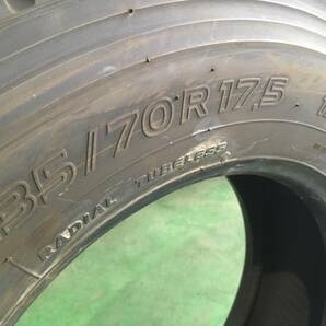 s382-4-4 ☆235/70R17.5 中古4本♪ トーヨー M626 2022年製 残溝11ｍｍ♪ k140の画像8