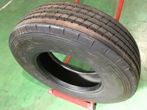 s286-4-3 ☆245/80R17.5 BS R173 中古1本♪ 2018年製 残溝10ｍｍ 新車外しなので美品！ スペア用にも！ k60