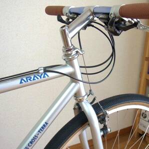 アラヤ ARAYA CX 700C Cr-Mo ラグレスTIG 1996年 480mm 綺麗な美車 送料安価に 700x40C 検 クロス OLD MTB MuddyFox マディフォックスの画像4