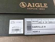 ☆エーグル サイドゴア レインブーツ メンズ カーヴィル AIGLE CARVILLE M ラバーブーツ 黒 レインシューズ 梅雨_画像7