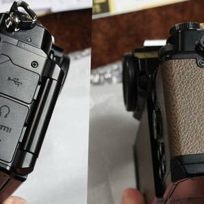 付属品完備 Nikon ニコン Zf ボディ ミラーレスカメラ SEPIA BROWN AGED加工 真鍮 ソフトシャッターレリーズ シューカバーの画像10