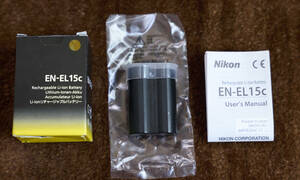 付属品完備 Nikon ニコン 純正 バッテリー EN-EL15C A