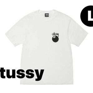 Stussy 8 Ball Tee Pigment Dyed "Natural" ホワイトL