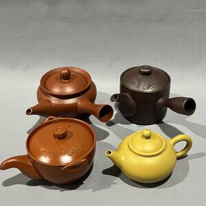 【美品】急須 茶器 まとめ 在銘含む 4点 茶道具 煎茶道具 茶注 煎茶器 工芸品