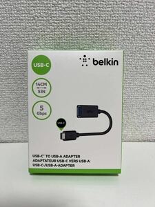 (新品・未開封) Belkin ベルキン USB-Cケーブル USB 3.0 Type-C to Aアダプター [F2CU036btBLK]