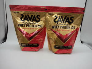 B0152 未開封品 健康食品 ザバス アドバンスト ホヘイプロテイン ココア味 900g×2袋 SAVAS ADVANCED WHEY PROTEIN