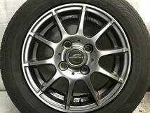 A-TECH SCHNEDER エーテックシュナイダー 13インチ アルミホイール 13×4.00B ET42 PCD 100 4H タイヤ 155/65R13 ワゴンR ムーヴ ライフ 等_画像6