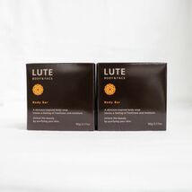 ☆新品2個セット ナチュラリープラス LUTE BODY&FACE ルーテ ボディバー 化粧石けん 枠練り 90g ( 石鹸 ) ( 0823-n2 )_画像1